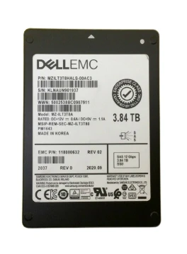 EMC 118000632 3.84TB SAS 12G 2.5" SFF SSD