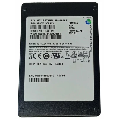 Samsung MZILS3T8HMLH-000C3 3.84TB 2.5 inch 12Gb/s SAS SSD